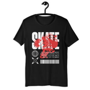 T-krekls streetwear “Skate” - Unisex (vairākas krāsas)