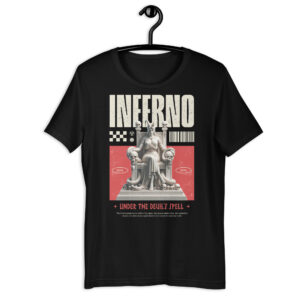T-krekls streetwear “Inferno” - Unisex (vairākas krāsas)