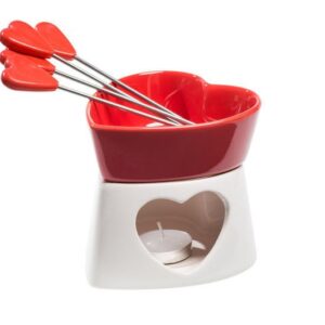 Шоколадное фондю - в форме сердца RED