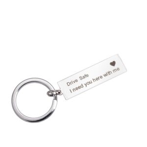 Keychain with Drive Safe plate