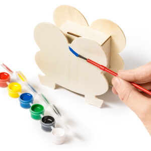 Naudas banka - krājkase FROG ar krāsošanas komplektu