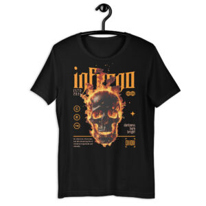 T-krekls streetwear “Inferno” - Unisex (vairākas krāsas)