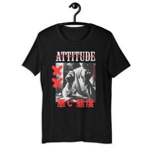 T-krekls streetwear “Attitude” - Unisex (vairākas krāsas)